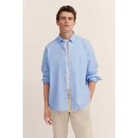 bugatti Langarmhemd Button-Down Oxford Modern Fit