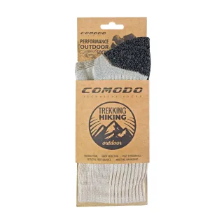 COMODO - Bambus-Wandersocken für den Sommer | Blasenfreie gepolsterte Ferse & Zehen | Herren & Damen