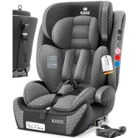 KIDIZ Autokindersitz, Kinderautositz Isofix 1-12 Jahre, Mitwachsend, Gruppe 1+2+3, 9-36 kg
