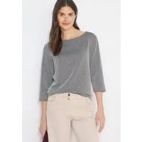 CECIL 3/4-Arm-Shirt mit Streifen Muster