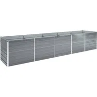 DOTMALL Hochbeet Gartenbeet Gemüsebeet ohne Boden,400x80x45 cm, rechteckig