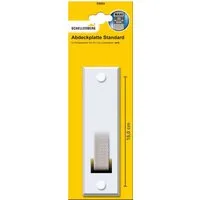 SCHELLENBERG Gurtwickler-Abdeckplatte Standard Maxi, 16,0 cm Lochabstand, langlebig aus Kunststoff, Zubehör für Einlassgurtwickler, Rollladen Abdeckblenden für Gurtwickler und Einlasswickler
