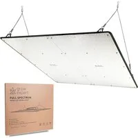 Grow Expert Pflanzenlampe LED Grow Lampe 100W/200W/400W – Samsung LM301D LED´s - hocheffizient, LED fest integriert, Samsung LM301D, Sonnenähnliches Lichtspektrum, Samsung LM301D LEDs, Passiv gekühlt