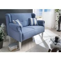 Home affaire Küchensofa Moro Couch mit Federkern, bequem, inkl. 2 Stk. Zierkissen gestreift, verschiedenen Stoffe und Farben