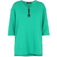 Doris Streich 3/4-Arm-Shirt Tunika (1-tlg) mit Anhänger