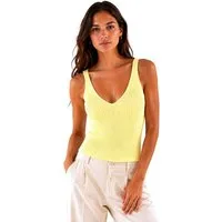 Worldclassca Stricktop Worldclassca Stricktop Ärmellos Basic Leicht Gerippt Tanktop Sommer Neue Kollektion - Stilvolle und gemütliche Sommer Mode für Damen