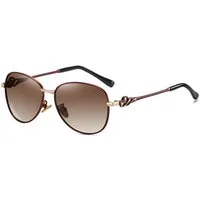 PACIEA Sonnenbrille Damen UV Schutz Polarisiert Metall Elegant Outdoor