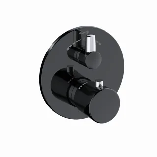 Kludi BALANCE Unterputz-Thermostat m.Funktionseinh. f. 88022, mattschw/chr, 528108775 528108775