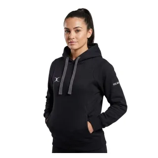 Gilbert - Kapuzenpullover für Damen, Regulär (Schwarz)