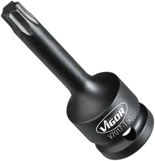 VIGOR Schlagschrauber Schraubendreher-Einsatz, 1/2 Zoll, Innen TORX® Profil - V7017-T50