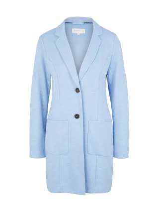 Tom Tailor - Übergangsmantel dreamy blue melange - Gr. - XS