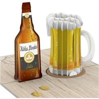papercrush Geburtstagskarte Bier Pop-Up Karte