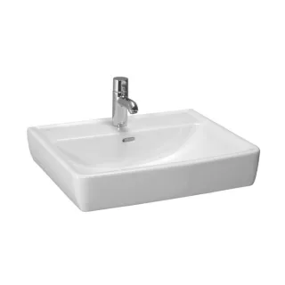 LAUFEN Pro A Waschtisch 8179520001041 60 x 48 cm, weiß, mit Überlauf, 1 Hahnloch