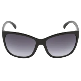 Calvin Klein Dunkelgraue Sonnenbrille mit Verlaufsglas und schwarzen Glasern