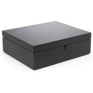Bredemeijer Teebeutelbox mit 6 Fächern, schwarz 184006