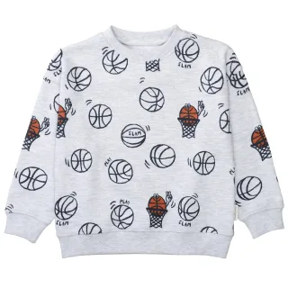 STACCATO - Kn.-Sweatshirt grey mel.aop - Gr. - 122