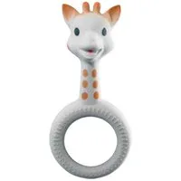 SOPHIE LA GIRAFE Beißring so'PURE Naturkautschuk Rillen greifbar Baby ab Geburt