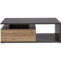 FORTE Couchtisch Como, Couchtisch, Schublade, Soft Close, B/H/T 120/40,2/59 cm