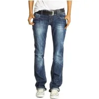 be styled Boyfriend-Jeans be styled Hüftjeans Boyfriend Baggy Relaxed Fit Damen Jeans - j137p 5-Pocket Stil