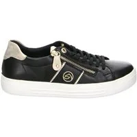 Remonte Remonte Leder Comfort Schnürschuhe schwarz Schnürschuh