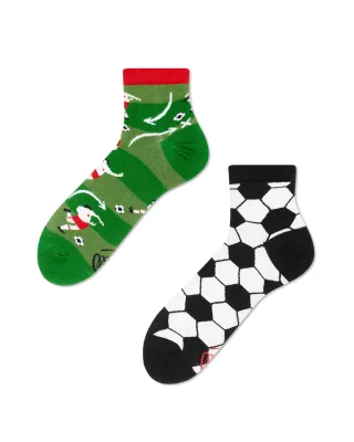 many mornings - Socken - Football Fan grün/schwarz - Gr. - 46