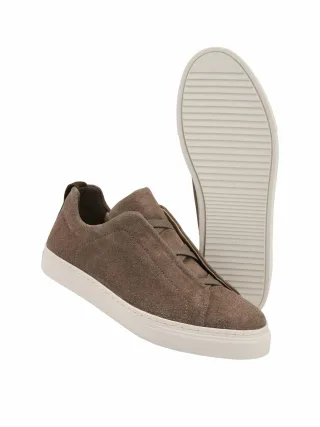 Mey & Edlich Herren Slip-On-Sneaker Beige Futter und Decksohle: Rindleder
