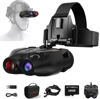 [EU Direct] GTMEDIA N4 Night Vision Binoculars 7 Levels Infrared Light 5X Zoom Photo/Video Playback 2000mAh Battery Head
