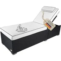 RS Trade Gartenliege Sonnenliege Verona High