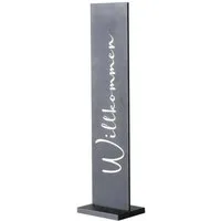 BOLTZE GRUPPE GmbH Deko-Schriftzug Deko-Aufsteller CARTELLO, Schwarz, Metall, H 77 cm (1 St)