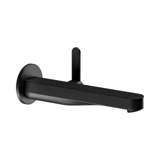 Keuco IXMO Flat Black Selection Waschtischarmatur Unterputz, rund, Ausladung: 225 mm, schwarz matt 59516371301