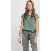 ONLY Kurzarmbluse ONLVIC – feminines Blusenshirt in lockerer Form Materialmix, regular fit