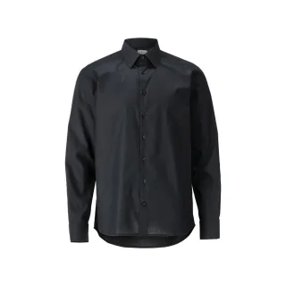 MASCOT Herren Langarmhemd FRONTLINE Vollschwarz 41-42 - 21904-984-90-41-42