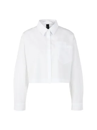 Marc Cain Sports - Kurze Bluse Rethink Together white - Gr. - 38