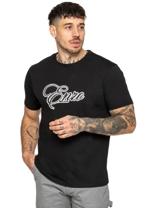 Enzo Milano | Herren Applikationslogo T-Shirt
