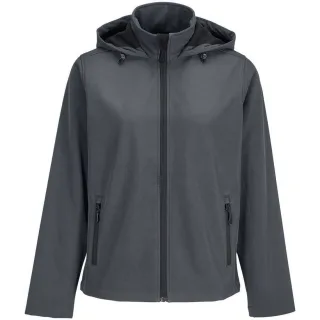 SOLS - "Race" Softshelljacke mit Kapuze für Damen (Holzkohle)