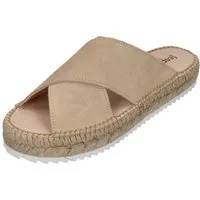 espadrij l´originale CROISETTE VELOUR LOW Pantolette Beige