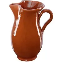 MamboCat Karaffe Tonkrug 1.9L braun-glasiert kühlende Wein-Karaffe - 99544