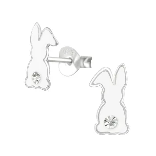 Hasen Ohrringe aus 925 Silber