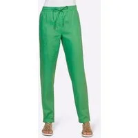 heine Jerseyhose Leinenhose erhöht