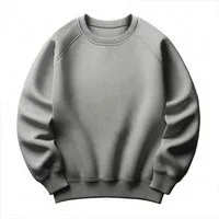 RMK Rundhalspullover Herren Pullover Langarmshirt Sweatshirt Pulli Loose Fit Oversize in Unifarbe