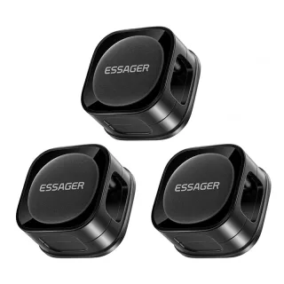 ESSAGER ES-ZL01 Magnetic Cable Organizer Desk Cord Management Holder Wall Mount Charging Wire Clip Universal Fit Up to 7