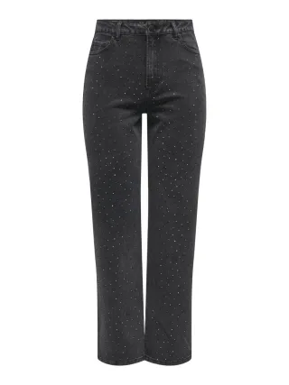 JDY - Straight Jeans - Jdystine schwarz - Gr. - M/32