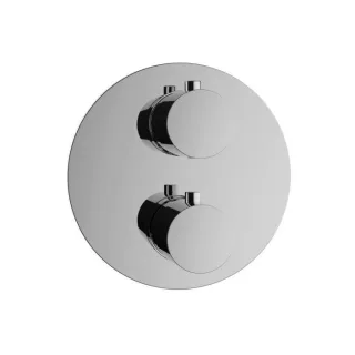 Herzbach Fertigmontageset 11.500550.1.01 Unterputz-Brause-Thermostat round, chrom