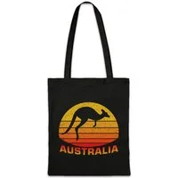 Urban Backwoods Beuteltasche Kangaroo Australia Stofftasche Australien Down Under Sydney Outback (1-tlg), Backpacker Känguru Tasmanien