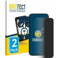 BROTECT Displayschutzfolie Sichtschutzfolie für Xiaomi Poco X8 Pro, 2 Stück, Anti-Spy Privacy Sichtschutz Blickschutzfolie Blaulicht-Schutz