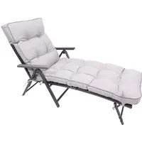 TexDeko Liegenauflage Ecolen Premium 190x60x8cm, Antirutsch-Boden, Polster für Gartenliege, UV-beständig, Wasserabweisend