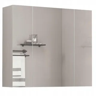 Wandschrank,, Weiß, Holzwerkstoff, 60x55x15 cm, Badezimmer, Badezimmerspiegel, Spiegelschränke