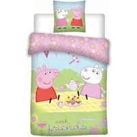 Peppa Pig Kinderbettwäsche Peppa Wutz Kinderbettwäsche 100x135cm
