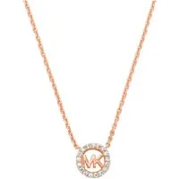 MICHAEL KORS Kette mit Anhänger Schmuck Geschenk Silber 925 Halsschmuck PREMIUM, mit Zirkonia (synth)
