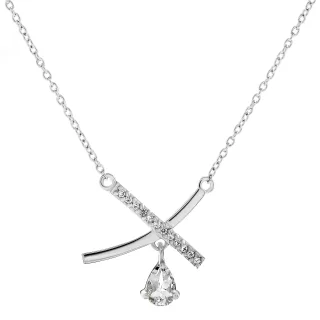 Orphelia 'Charlotte' Halskette für Damen, 925 Sterlingsilber, Silber ZK-7580/W